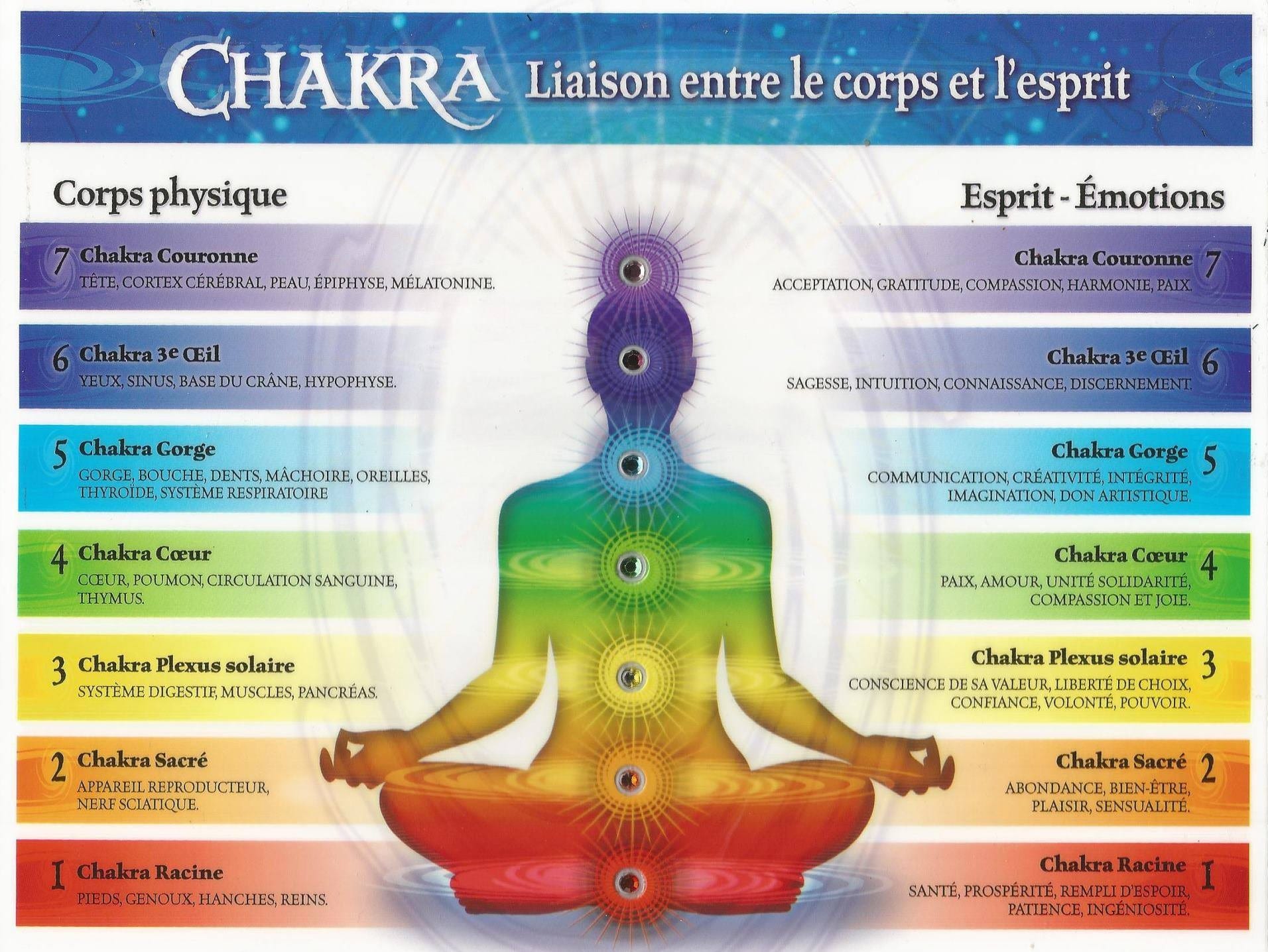 Tout savoir sur les chakras I Rôle et fonctionnement